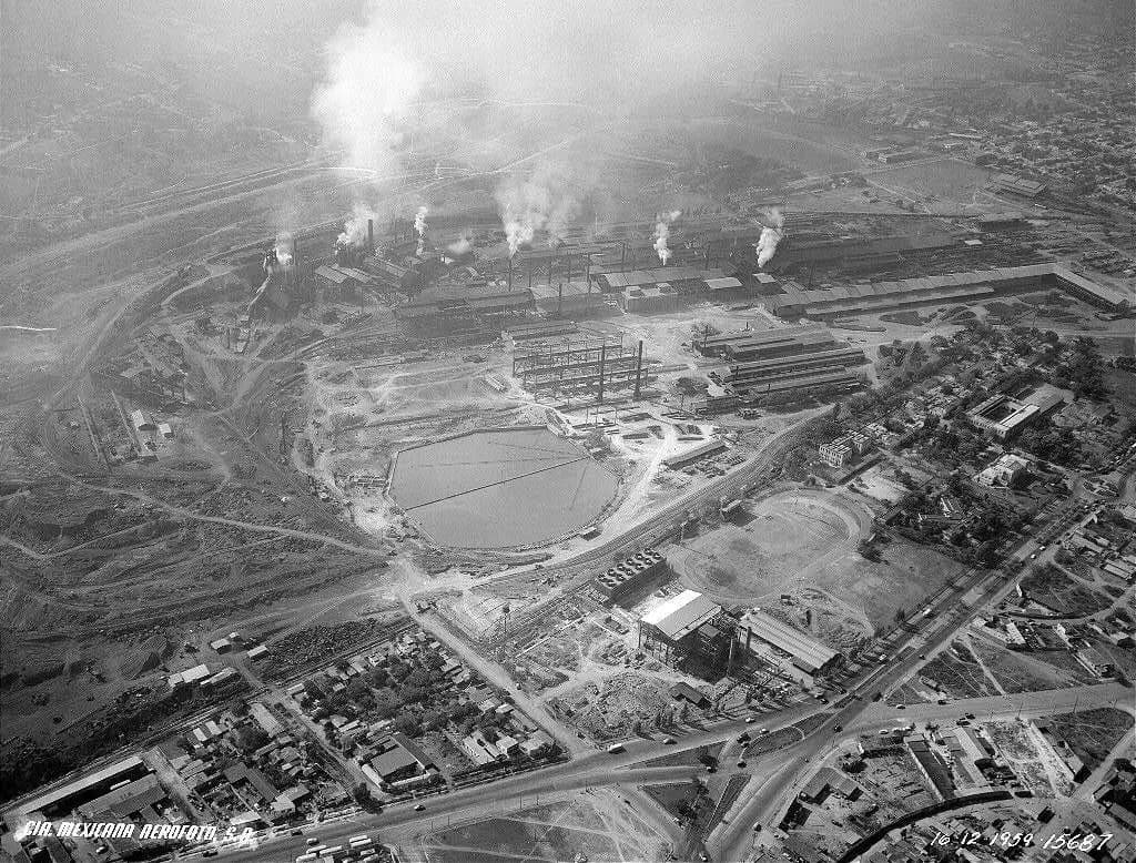 Plant area from a bird's eye view